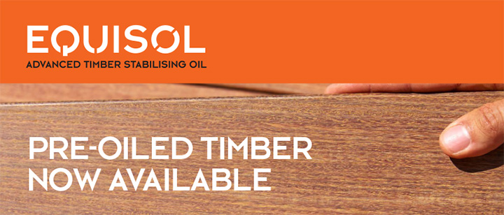 Equisol Pre-Oiled Timber from Gympie Sawmill